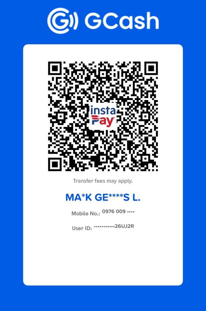 MGL Pickleball GCash QR code